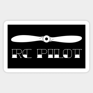 RC Pilot Remote Controlled Plane Drone Pilot Sticker